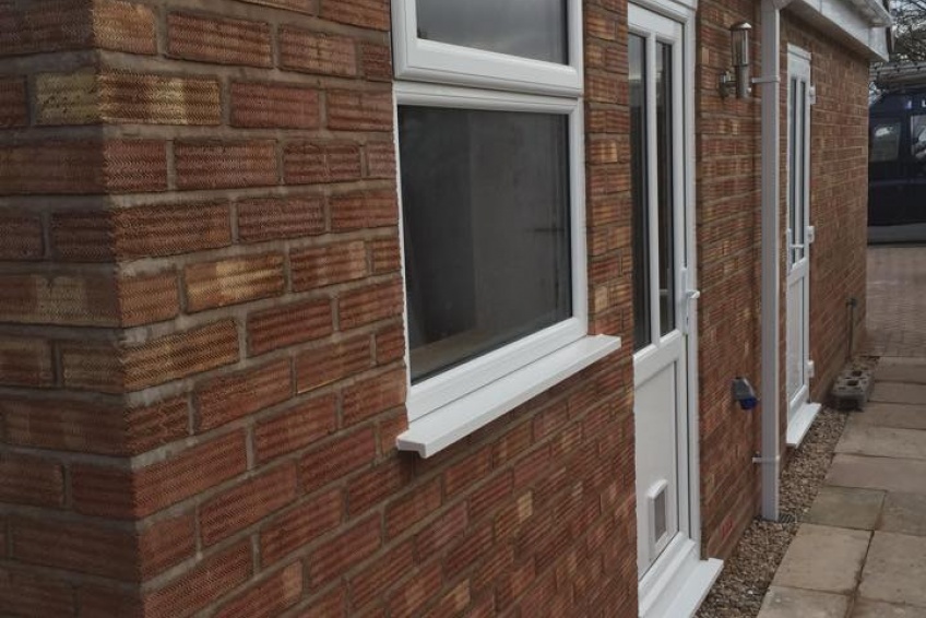 House Extension Building Specialists Walsall, Wednesbury - new brick built garage and porch