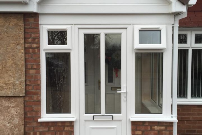 House Extension Building Specialists Walsall, Wednesbury &amp; Birmingham - just the garage door to go...